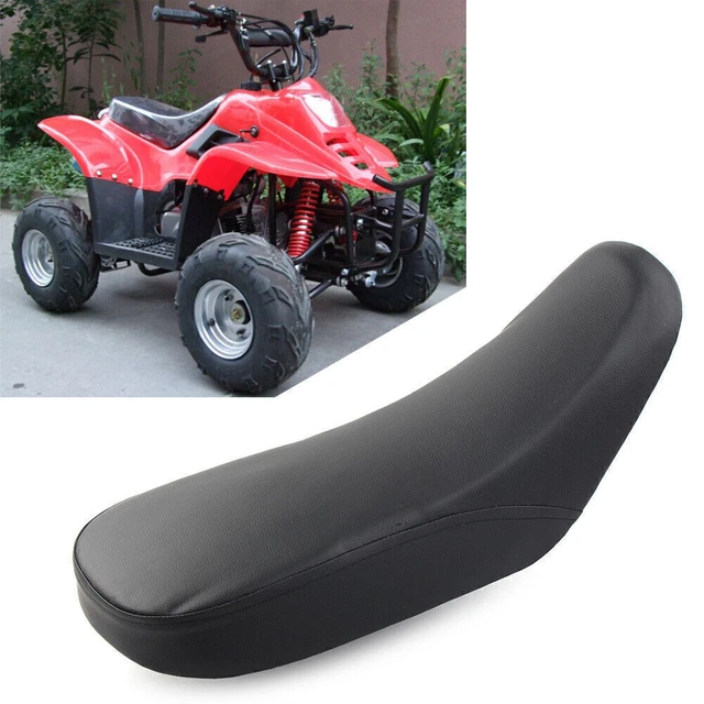 For ATV Foam Seat 50 70 90 110cc Racing Style Quad Dirt Bike ATV 4-Wheeler Black