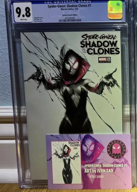 Spider Gwen Shadow Clones 1 Ivan Tao Trade CGC 9.8 w/ COA