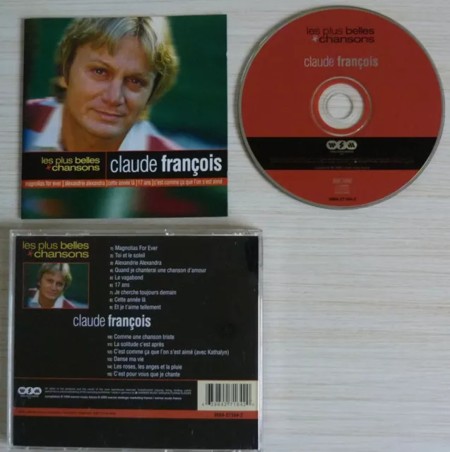 Cd Album Les Plus Belles Chansons De Claude Francois 15 Titres Best Of 1999