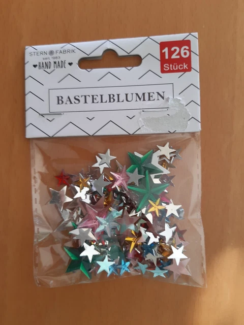 Bastelsterne 126 Stück