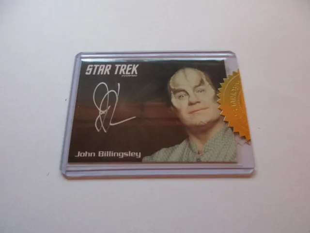 Quotable Star Trek Enterprise Séries 1 John Billingsley Phlox Autograph Archives