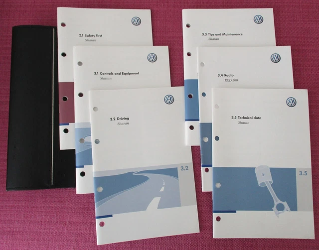 Vw Quick Guide VW / VOLKSWAGEN Sharan (2006 - 2009) Owners Manual - User Guide ...