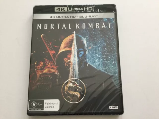MORTAL KOMBAT (2021) : NEW SEALED 4K Ultra HD UHD + Blu-Ray