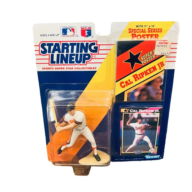 Starting Lineup MLB Action Figure 1992 Cal Ripken Jr. Orioles Kenner Baseball