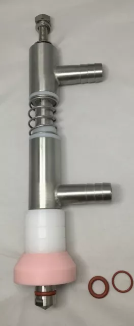 Overflow fill nozzles 1/2 inch - stainless steel - food safe