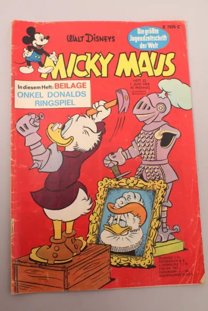 Walt Disney Micky Maus Comic BD 22 Donald Goofy Daisy Pluto Micky Entenhausen