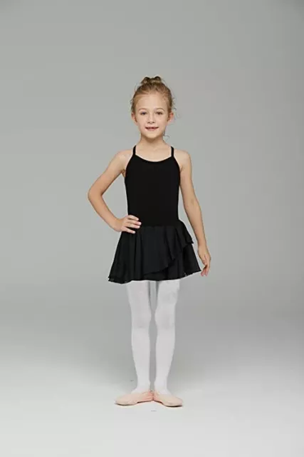 MdnMd Toddler Ballet Leotard for Girls Dance Flutter Sleeve Skirt Ballerina