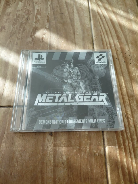 Jeu PS1 Metal Gear Solid - Démo 'Équipement Militaire' - Version Démonstration - Très Bon état