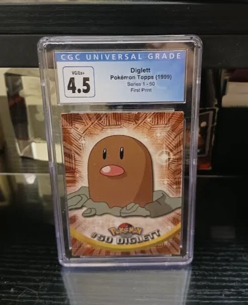 POKEMON CARD DIGLETT #50 TOPPS Series 1 Blue Logo 1st Print 4.44 -  PicClick UK