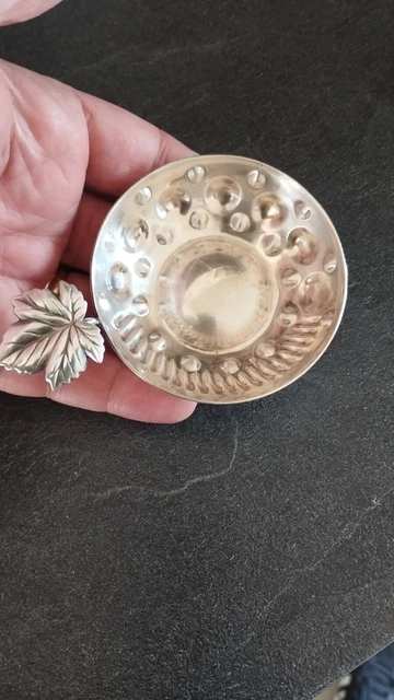 Tastevin Ancien En Argent Massif - Poinçon Vieillard - Fabrication Française