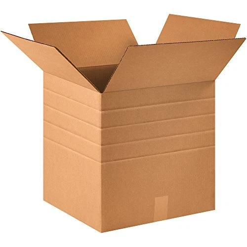 TLMD161616 Multi-Depth Corrugated Boxes, 16&quote; x 16&quote; x 1...
