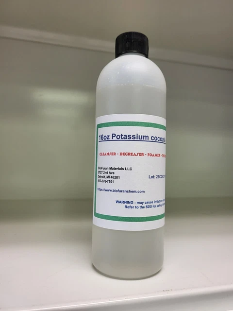 16oz Potassium cocoate, soap base