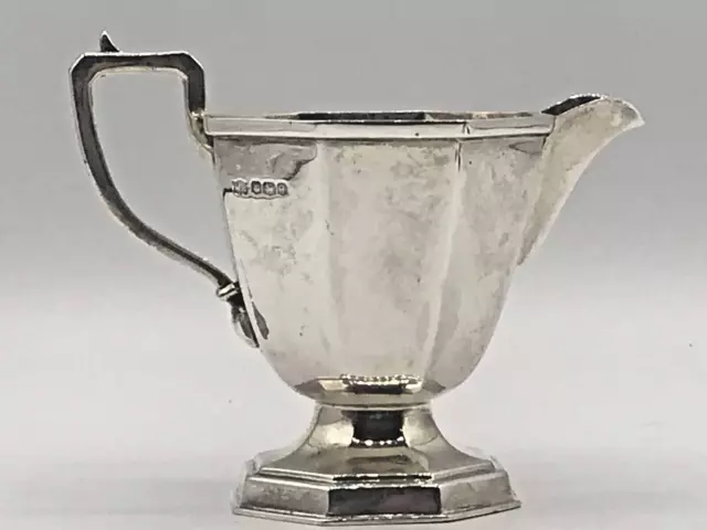 Antique Sterling Silver Jug Art Deco Sheffield 1933 MADE IN ENGLAND