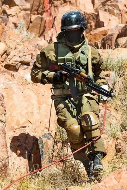 RUSSIAN MOTOR RIFLE Military Field Tarpaulin Gorka Tobacco Suit Mountain-5  Splav £136.12 PicClick UK