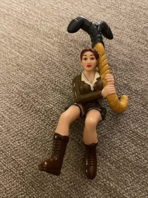 RARE PLAYMATES ADVENTURES Of Lara Croft Tomb Raider & Crocodile ensemble de figurines articulées