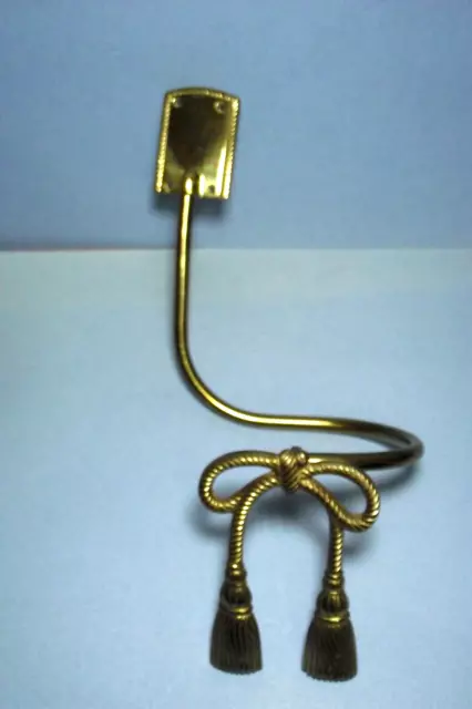 Brass Italian Rope Curtain Tieback Vintage ￼