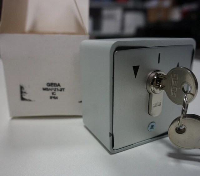 ORIGINAL - ROLLER Shutter Key Switch Geba £28.00 - PicClick UK