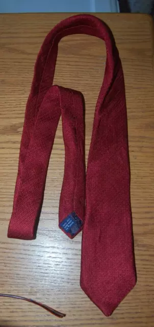 Class Club 100% Silk Maroon Burgundy  Youth Necktie Tie