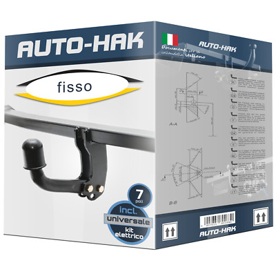 Auto-Hak Gancio traino compatibile per Nissan Qashqai 07 estraibile Auto Hak NUOVO 
