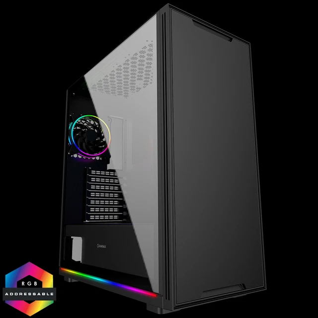 GAMEMAX TROOPER ARGB ATX Computer case ATX PC Gaming case Tempered ...