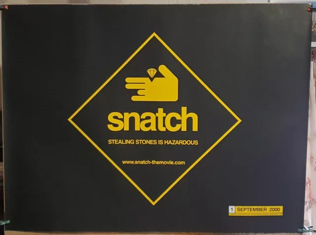 Snatch UK Quad Poster 30x40 Inches