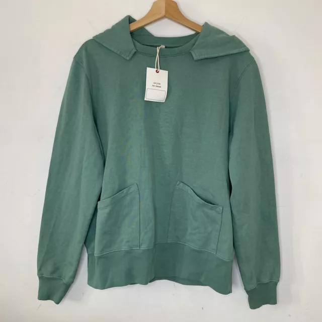 Knickerbocker New York City Hoodie Sweatshirt light green Cotton Pockets Size M