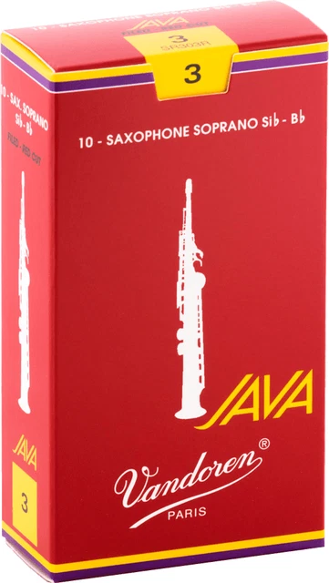 boite 10 anches saxophone SOPRANO VANDOREN JAVA RED SR 303R force 3