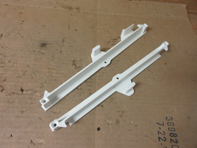 Whirlpool Refrigerator Ice Container Slide Set L+R Part # 1119237 1119293