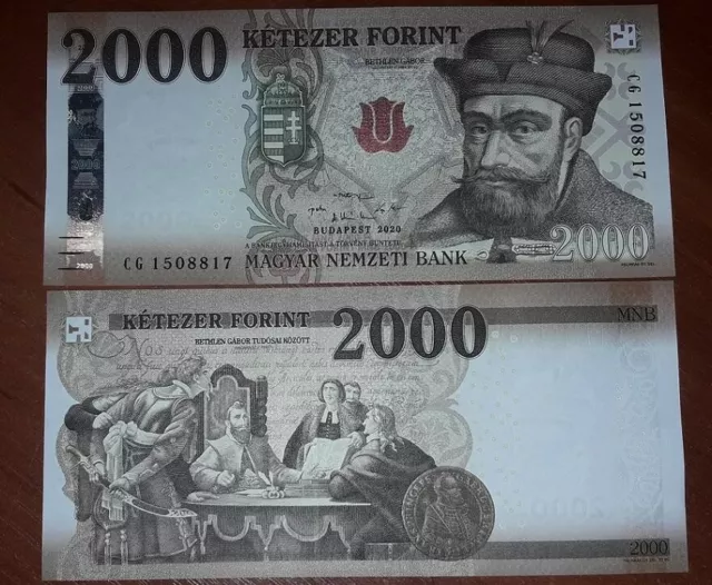 Hungary _ 2000 Forint 2020 UNC P. 204 Lemberg-Zp