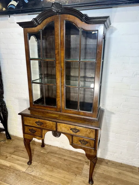 Antique Walnut  Display Cabinet / Chest . Free Delivery Available