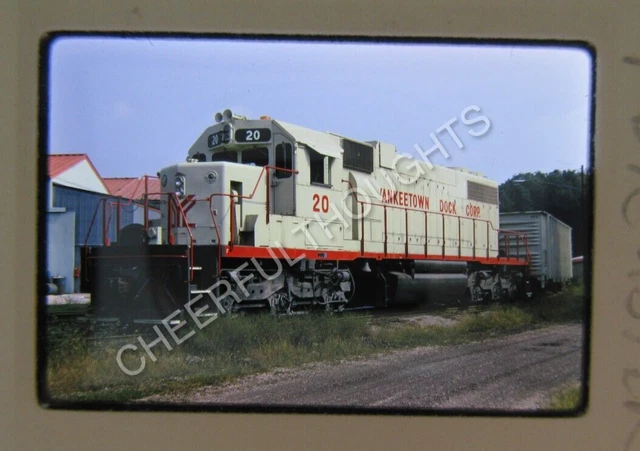Original '73 Kodachrome Slide YDC Yankeetown Dock Corp 20 SD38-2        38Y65