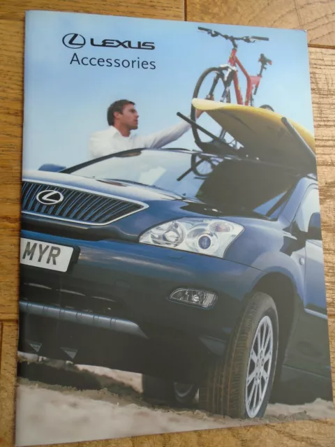 Lexus Accessories brochure Apr 2003 UK market