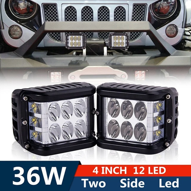 Luce LED 36 W lavoro alluvione sparatutto laterale combinato guida per SUVTractorATV*H7