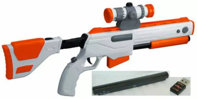 NEW PS3 Cabela's Top Shot Elite Rifle GUN w/Dongle/Bar Dangerous Hunts 2011 2013
