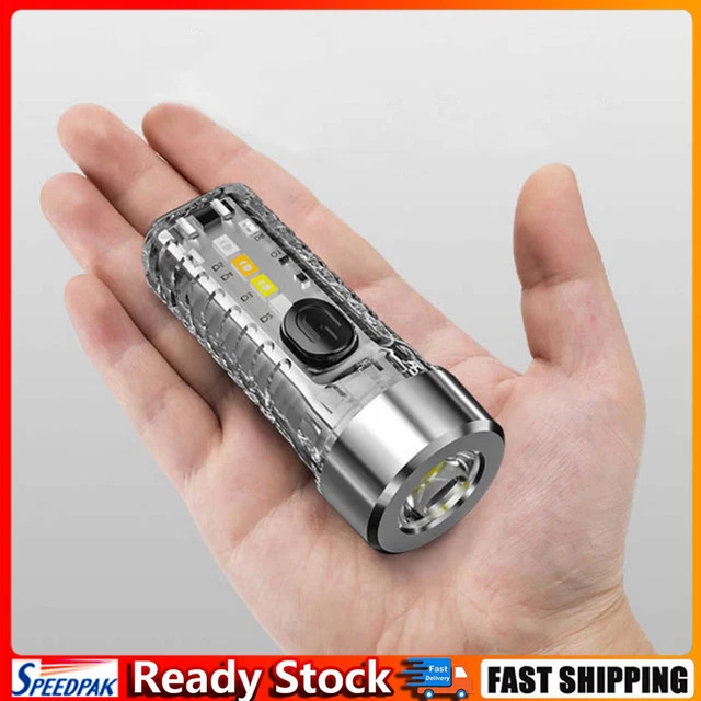 Keychain Lamp Super Bright Mini Lantern Waterproof 3 Gears for Outdoor Emergency