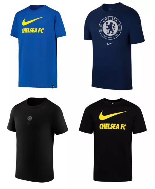 Chelsea Men's Football T-Shirt Nike Top - New