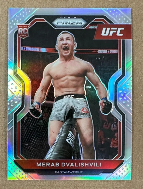 2021 PANINI PRIZM UFC Merab Dvalishvili argent prizm début recrue EUR ...