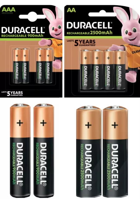 Duracell Ultra Power Akkus Accus AAA Micro 900mAh AA Mignon 2500mAh * aus 2024 *