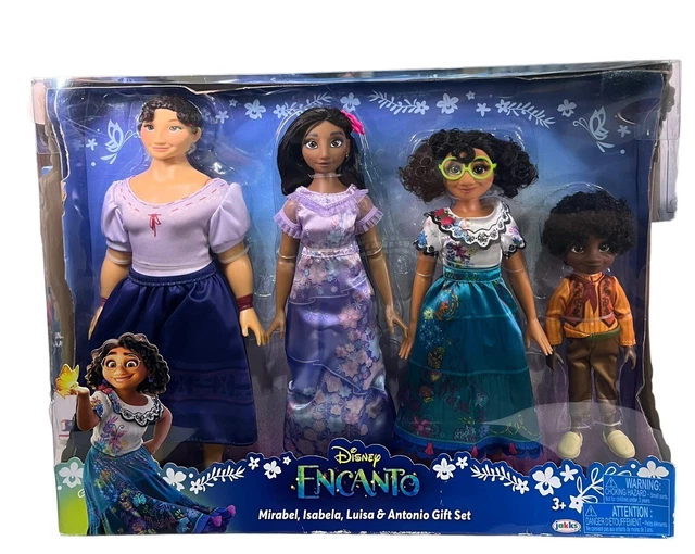 DISNEY ENCANTO 4DOLL Set Mirabel, Isabela, Luisa & Antonio 22.94
