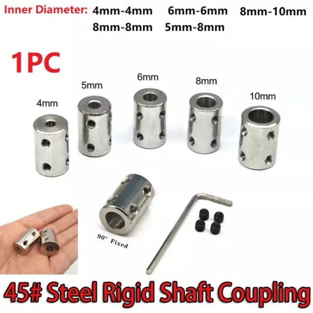 Durable Rigide Tige Raccord Moteur #45 Acier 1pcs 6mm 90 Degré Connecteur Manche