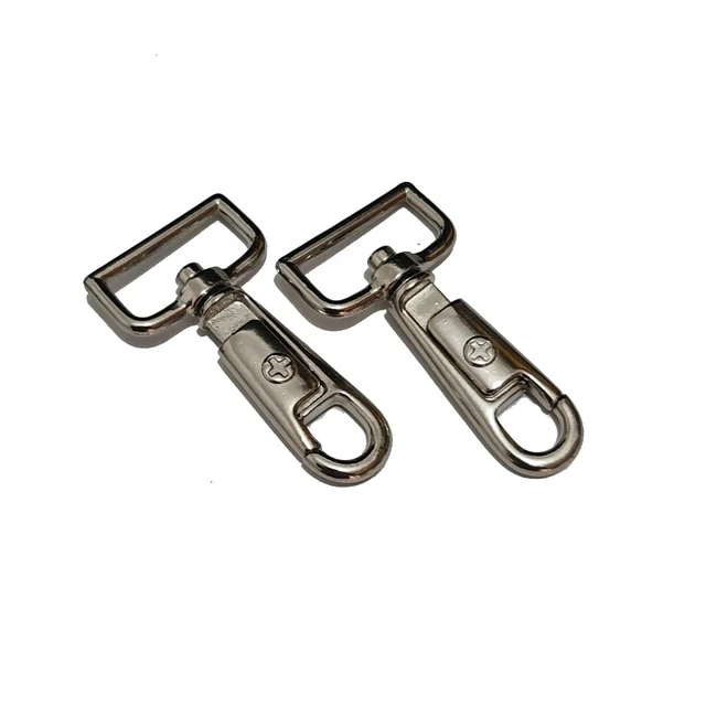 Lot de 3 Mousquetons Porte-Clés en Alliage de Titane Clip