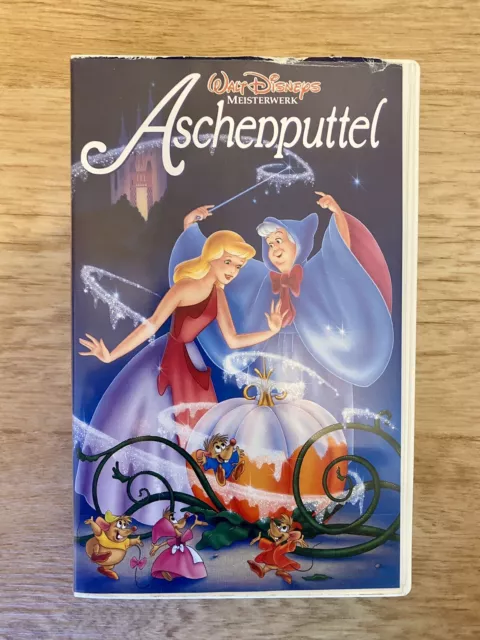 VHS Walt Disneys Meisterwerk Aschenputtel (Cinderella) mit Hologramm 0410 PAL