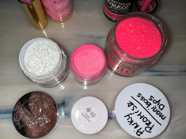 Lote de inmersión en polvo de uñas y gel líquido