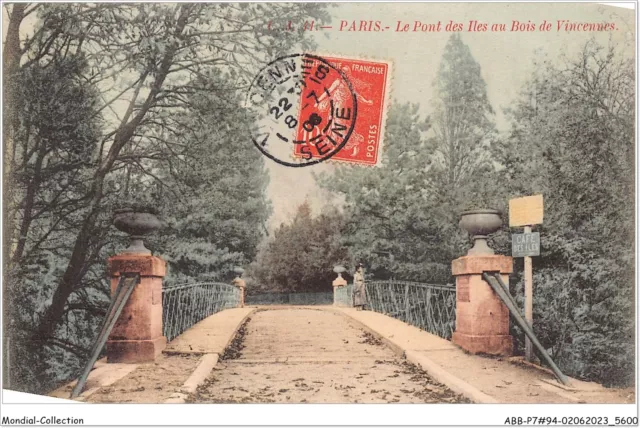 ABBP7-94-0569 - paris - le pont des iles au BOIS-DE-VINCENNES