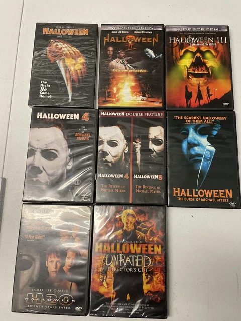 Halloween DVD Lot - Michael Myers, Jamie Lee Curtis