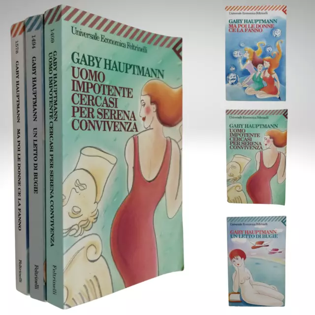 Lotto 3 Libri Romanzi Di Gaby Hauptmann Feltrinelli Erotici Passionali Tascabili