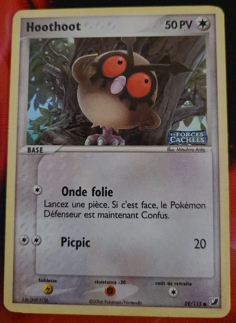 Pokemon - Hootshoot Holo Reverse 59/115 - Ex Forces Cachées - Fr