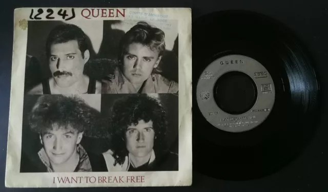 7" single 45T - QUEEN - I WANT TO BREAK FREE - ORIGINAL FRANCE 1984