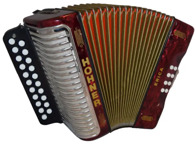 Melodeon Hohner Erica  G/C  very good condition!!!