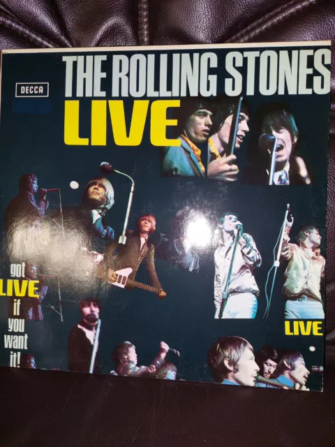 LP The Rolling Stones GOT LIVE IF YOU WANT IT ! VINYL = MINT /DECCA Records 1966